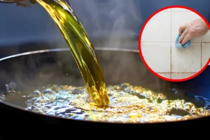 Truco caseiro para manter os azulejos da cozinha limpos e sem gotas de óleo