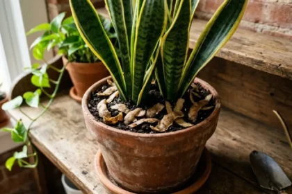 Cascas de batata na sansevieria: para que servem e como usar corretamente