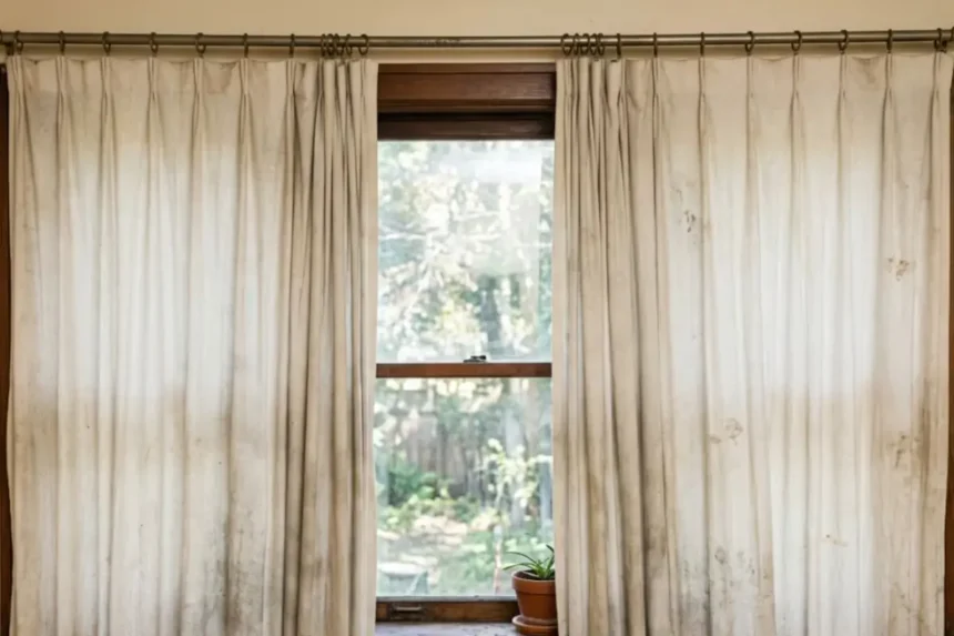 Como lavar cortinas sujas e deixá-las como novas