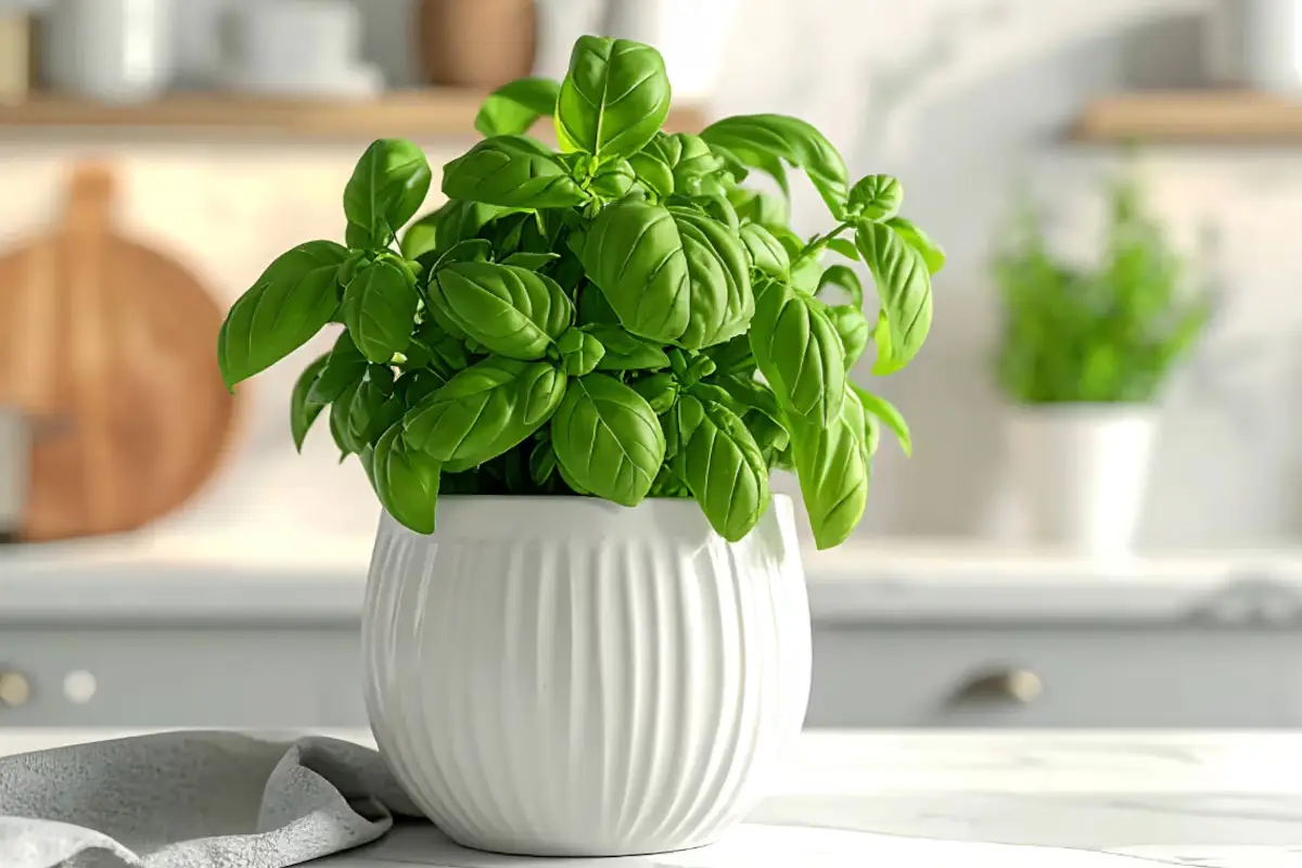 Planta de manjericão na cozinha: para que serve e por que tanta gente recomenda