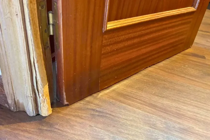 Porta de madeira inchada pela humidade: como resolver de forma simples e eficaz