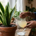 Regar a língua-de-sogra com água e açúcar: o truque caseiro que alguns jardineiros defendem