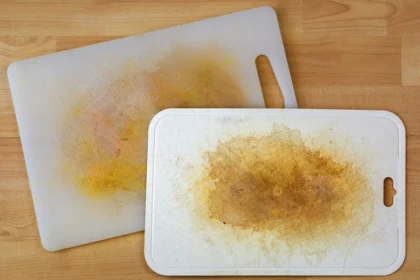 Como limpar tábuas de corte com manchas amarelas usando vinagre